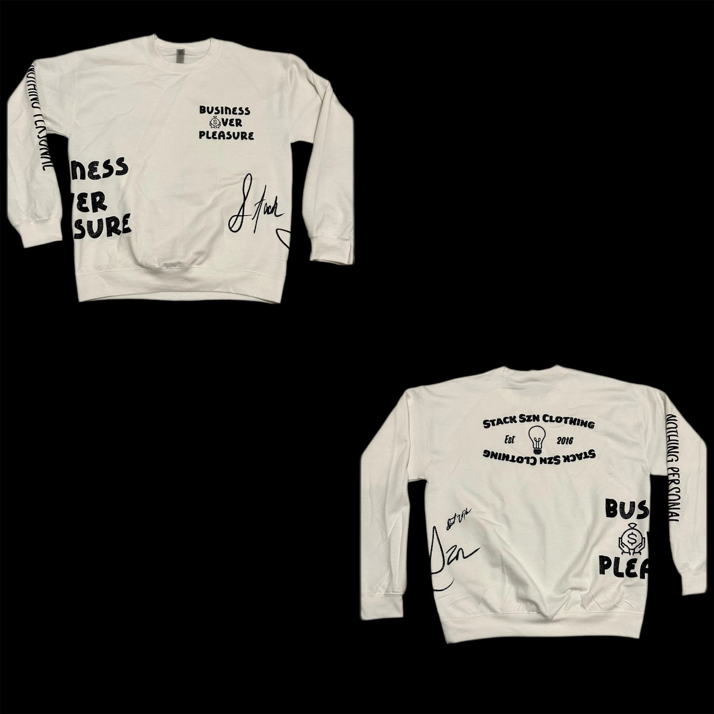 BUSINESS OVER PLEASURE Sweatshirt