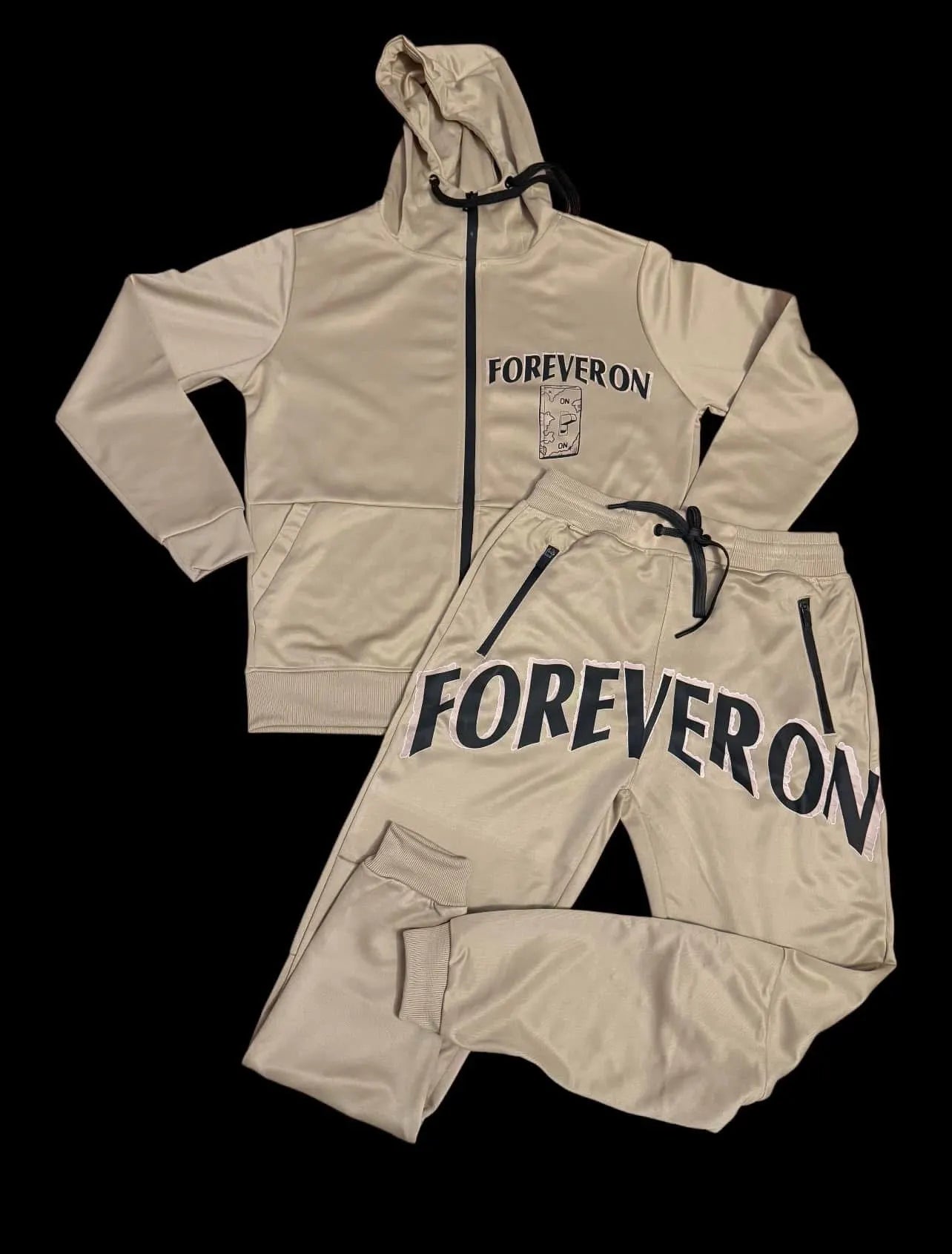 FOREVERON Pink Windbreaker &amp; Shorts Set