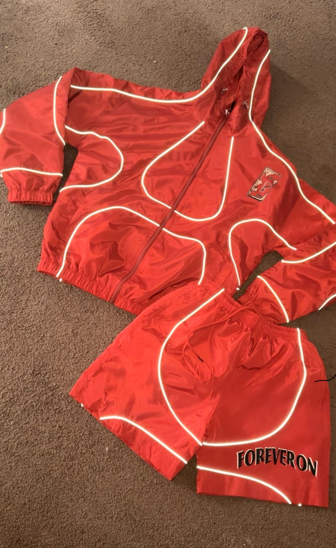 FOREVER ON Windbreaker & Short set