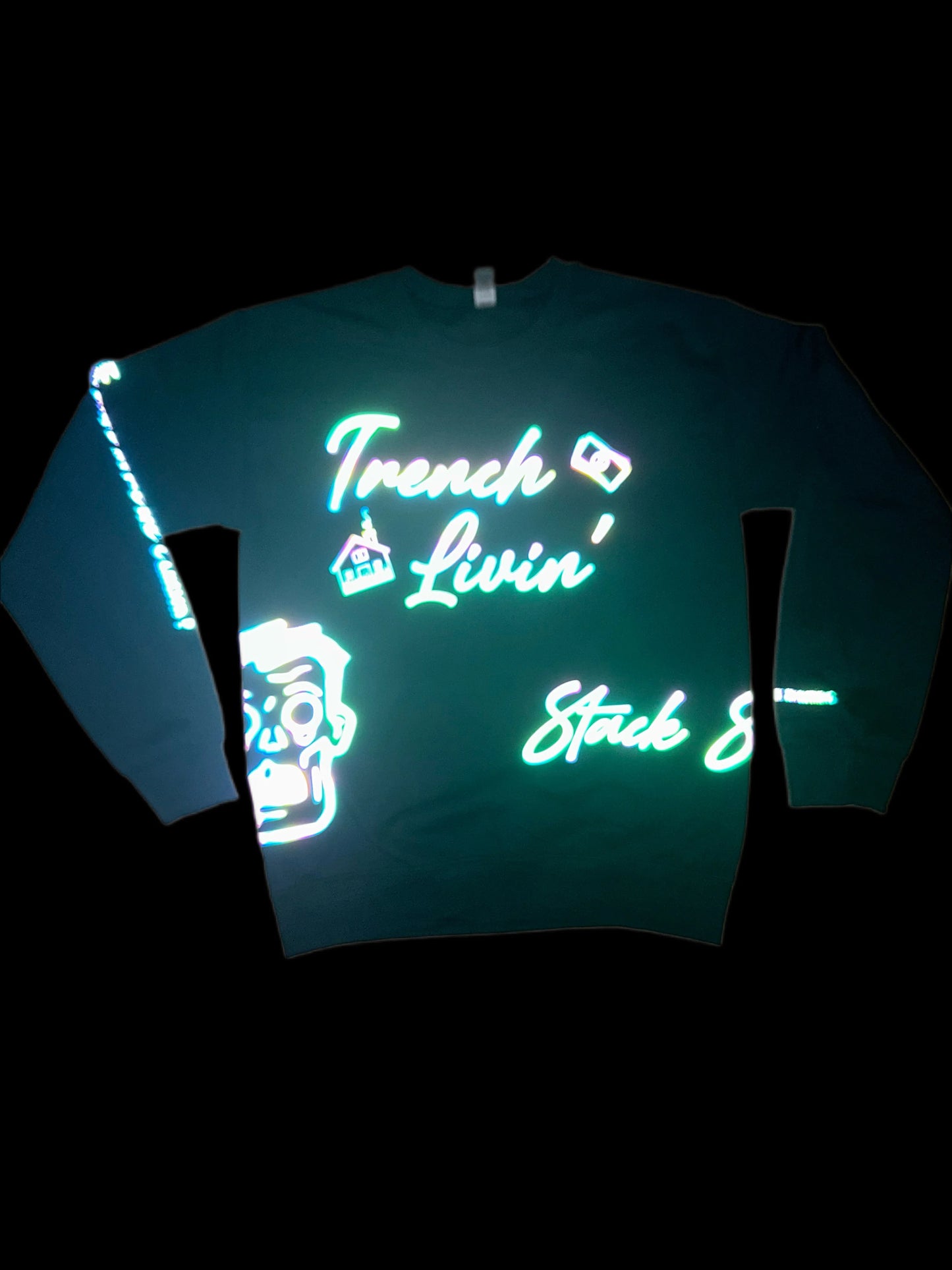 Stack SZN Reflective Crewneck