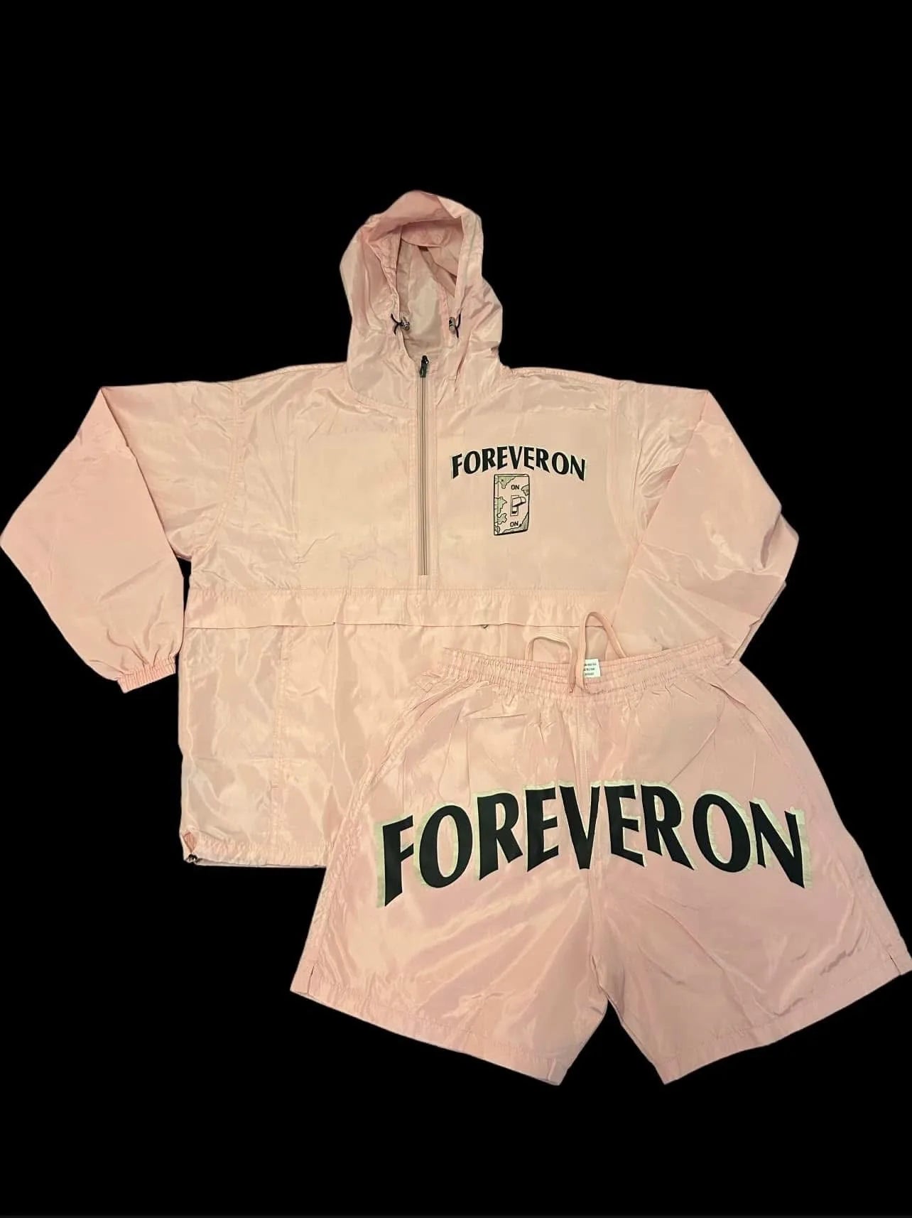 FOREVERON Tan Zip-Up Hoodie &amp; Sweatpants Set